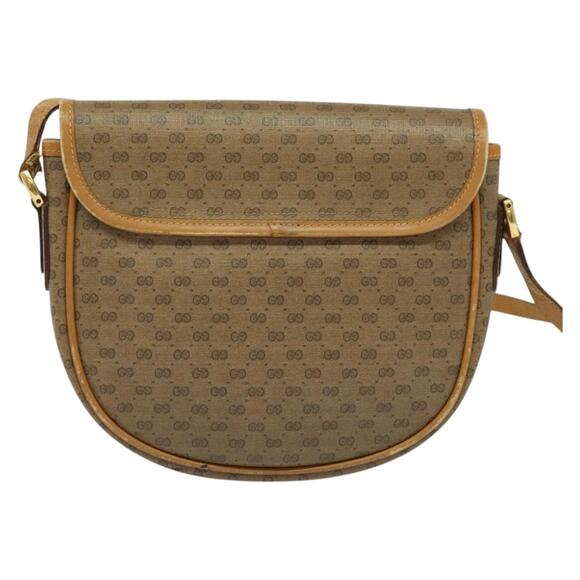 GUCCI Micro GG Supreme Shoulder Bag Pvc Beige Gold 001 58 001 58 - Picture 3 of 16